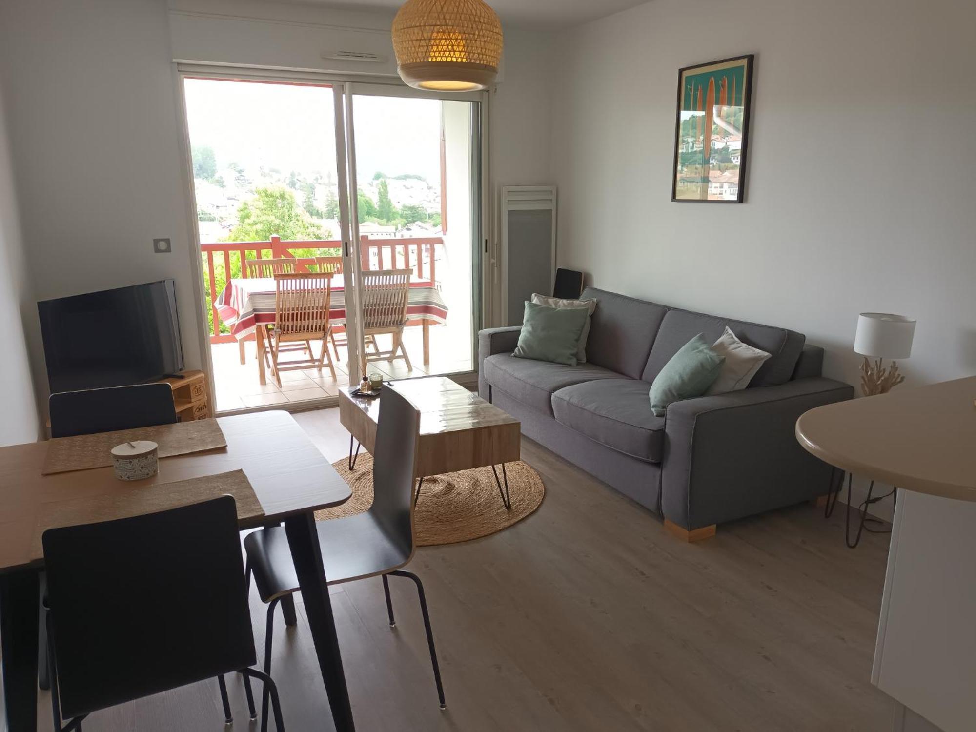 Appart. 2* A Hendaye, Proche Centre, Parking Privatif - Fr-1-239-777 Lägenhet Exteriör bild