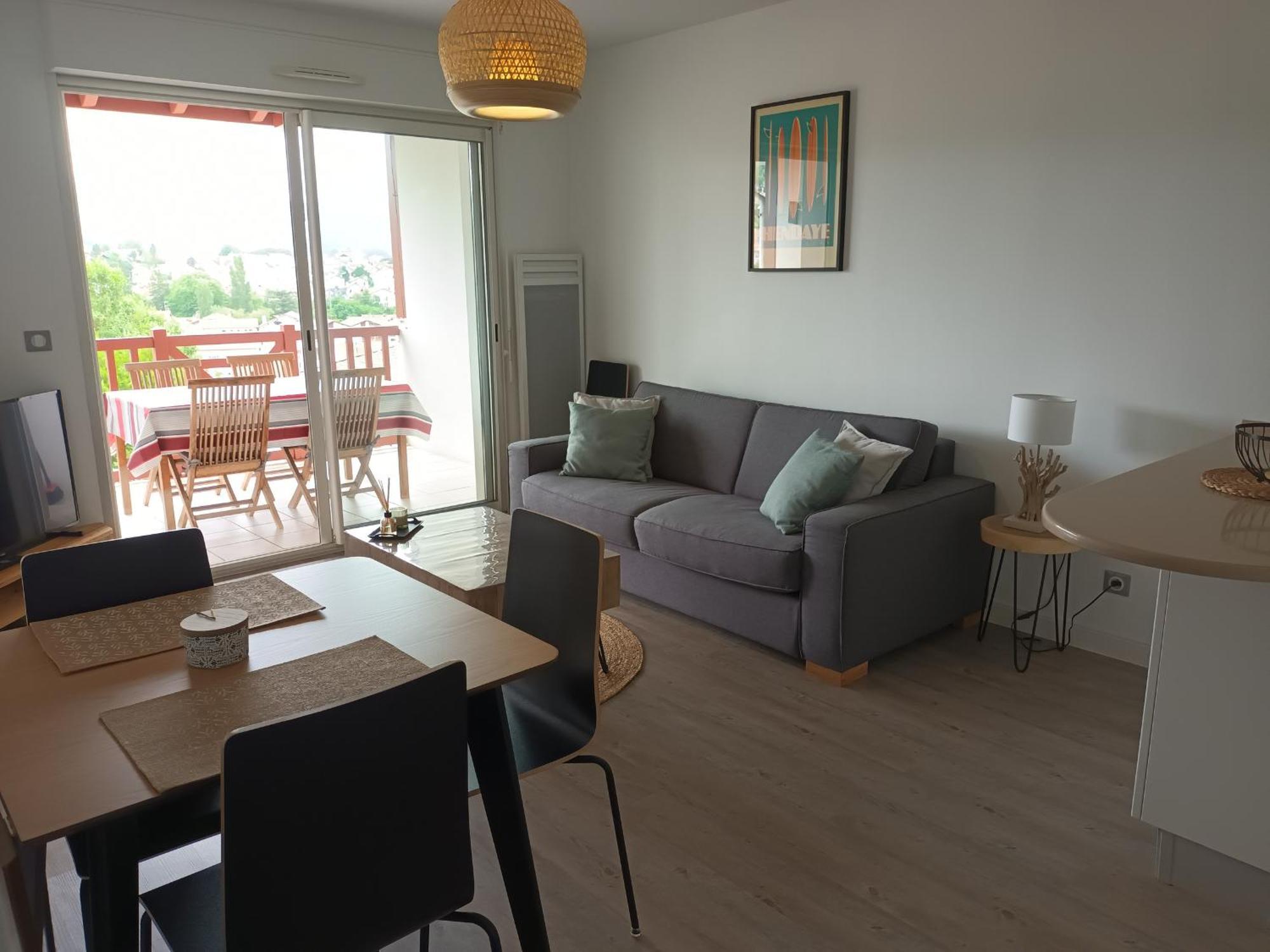 Appart. 2* A Hendaye, Proche Centre, Parking Privatif - Fr-1-239-777 Lägenhet Exteriör bild